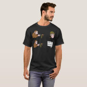 Apfel mit einem Affen. T-Shirt (Vorne ganz)