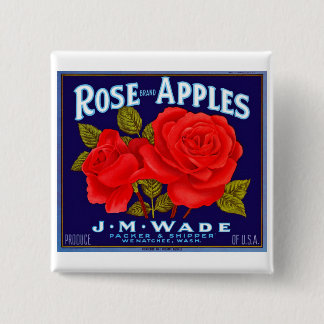 Äpfel mit Rose Button