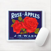 Äpfel mit Rose Mousepad (Mit Mouse)