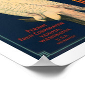 Äpfel mit Schneeauulinge Poster (Ecke)