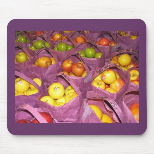Äpfel Mousepad (Vorne)