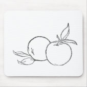 Äpfel Mousepad (Vorne)