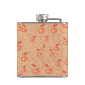 Apfel-Muster Flachmann (Rückseite)