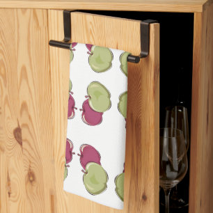 Äpfel-Muster Geschirrtuch