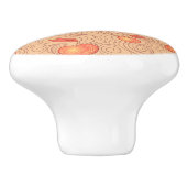 Apfel-Muster Keramikknauf (Seitenansicht)