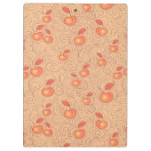 Apfel-Muster Klemmbrett (Rückseite)