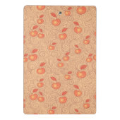 Apfel-Muster Mini Klemmbrett (Rückseite)