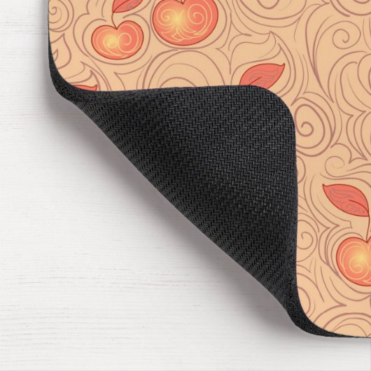 Apfel-Muster Mousepad (Ecke)