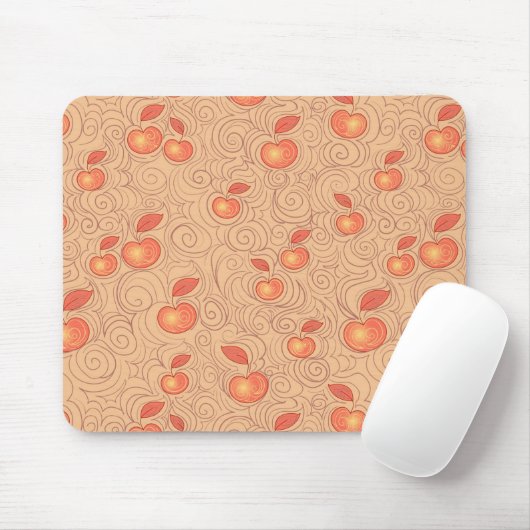 Apfel-Muster Mousepad (Mit Mouse)