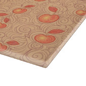 Apfel-Muster Schneidebrett (Ecke)