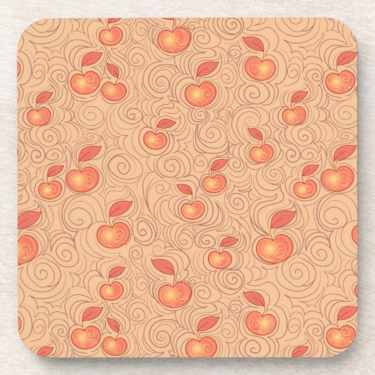 Apfel-Muster Untersetzer (Vorderseite)