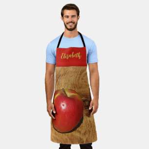 Apfel,Nahrung, Küche, Tablett, Küchendekor, Kochen Schürze