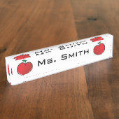 Äpfel Namensplakette (Seite)