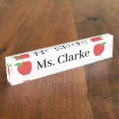 Äpfel Namensplakette (Seite)