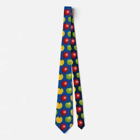 Äpfel Neck Tie Krawatte (Vorderseite)