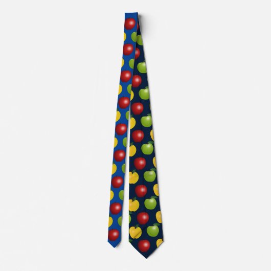Äpfel Neck Tie Krawatte (Rückseite)