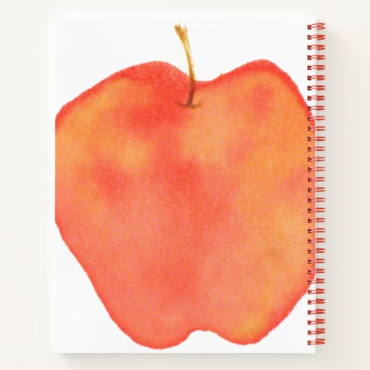 Apfel Notizblock (Rückseite)