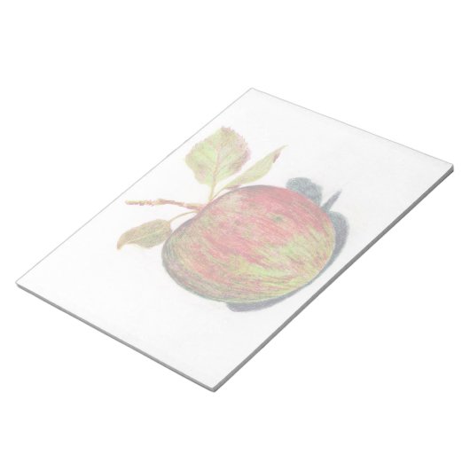 Apfel Notizblock (angewinkelt)