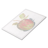 Apfel Notizblock (angewinkelt)