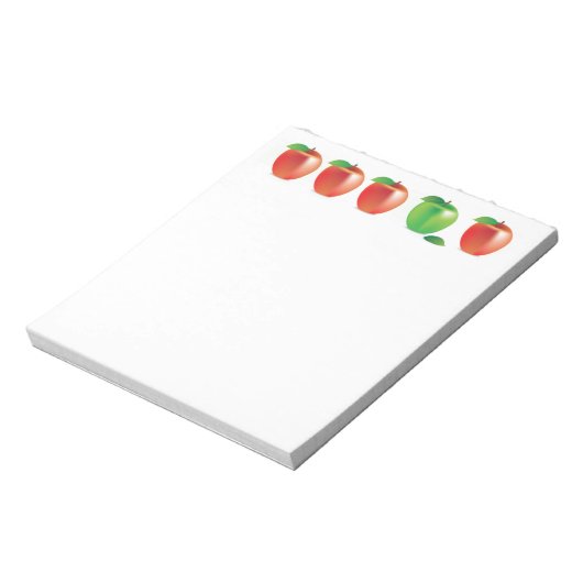 Äpfel Notizblock (Rotiert)