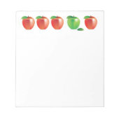 Äpfel Notizblock (Vorderseite)