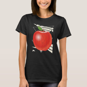 Apfel Obst Essen Vegan Vitamine Obst Apfel 1 T-Shirt