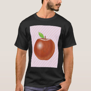 Apfel Obst Essen Vegan Vitamine Obst Apfel T-Shirt