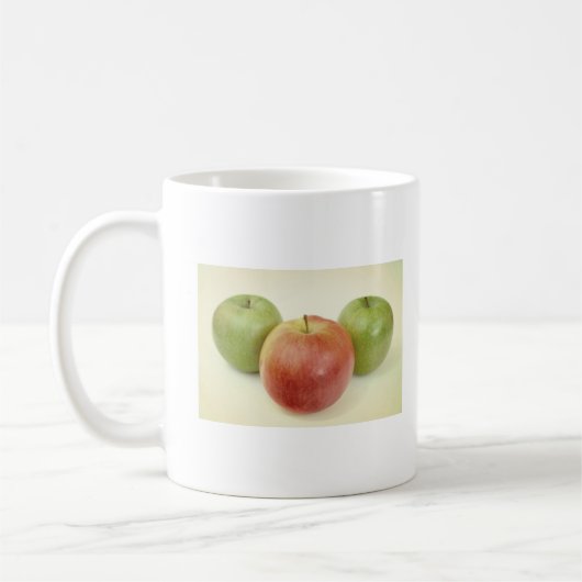 Äpfel Obst Foto Kaffeetasse (Links)