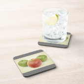 Äpfel Obst Getränkeuntersetzer (Rechte Seite)