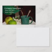 Äpfel Obstkaffee Business Cards Visitenkarte (Vorne/Hinten)