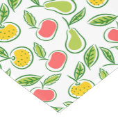 Äpfel Orangen und Birnen Fruchtmuster Kurzer Tischläufer (Ecke)