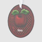 Apfel Ornament (Vorderseite)