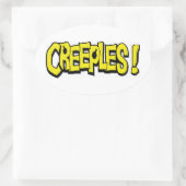 Äpfel! Ovaler Aufkleber (Tasche)