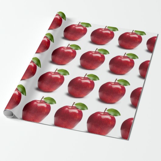 APFEL-Packpapier Geschenkpapier (Ungerollt)
