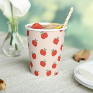 Apfel Pappbecher