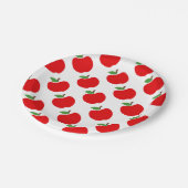 Äpfel Pappteller (Schrägansicht)