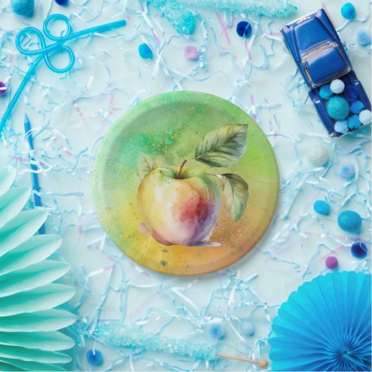Apfel Pappteller (Party)