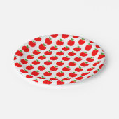 Äpfel Pappteller (Schrägansicht)