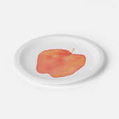 Apfel Pappteller (Schrägansicht)