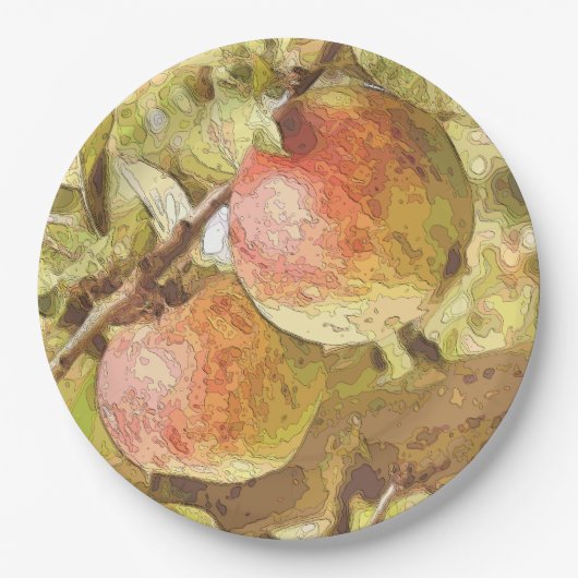 ÄPFEL PAPPTELLER (Vorderseite)