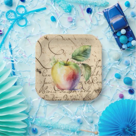 Apfel Pappteller (Party)