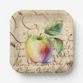 Apfel Pappteller (Vorderseite)