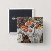 Äpfel Pauls Cezanne | und Orangen, 1895-1900 Button (Vorne & Hinten)