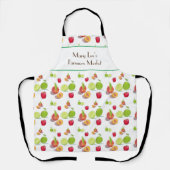 Äpfel, Pfirsiche, Limonen-Bauer-Markt Schürze (Vorderseite)