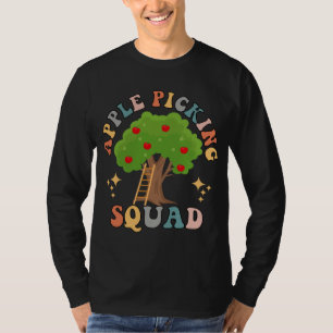 Apfel Pflück Team Erntezeit Lustig Apfel Fru T-Shirt