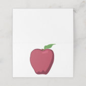 Äpfel Platzkarte (Außenseite Aufgefaltet)