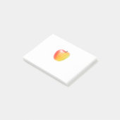 Apfel Post-it Klebezettel (angewinkelt)