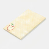 Apfel Post-it Klebezettel (angewinkelt)