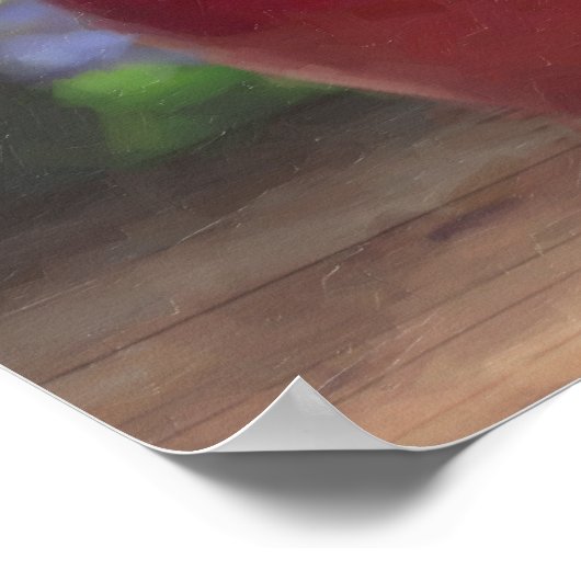 Apfel Poster (Ecke)