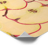 Apfel poster (Ecke)